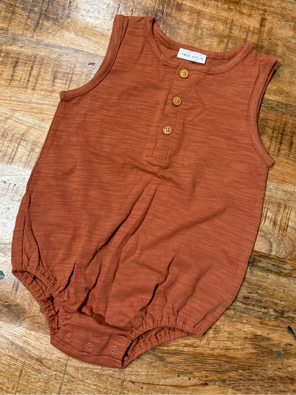 Jamie Kay Button Front Bubble Romper Size 2